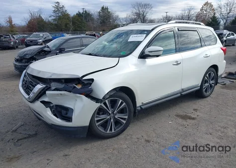 2018 Nissan Pathfinder Platinum/S/Sl/Sv из США, поврежденный, VIN 5N1DR2MM9JC605517